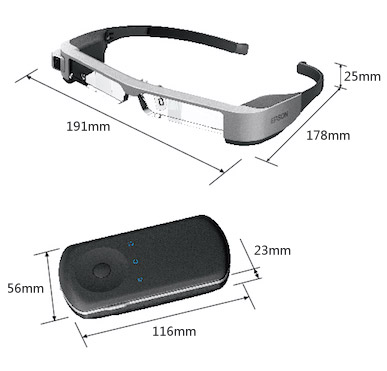 愛普生智能眼鏡產品規格 - Epson BT-300產品功能