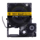 LK-7YB2黑字/黃底，寬幅：36mm，長度：1.5m - EpsonLW-Z900耗材