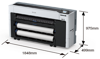 產品外觀尺寸 - Epson SureColor P8580D產品規格