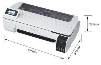 產品外觀尺寸 - Epson SureColor T3180D產品規格