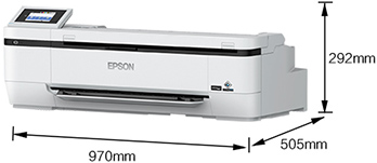 產品外觀尺寸 - Epson SureColor T3180M產品規格