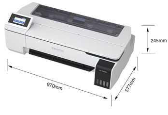 產品外觀尺寸 - Epson SureColor T3180X產品規格