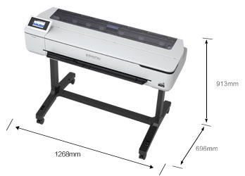 產品外觀尺寸 - Epson SureColor T5180產品規格