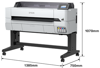 產品外觀尺寸 - Epson SureColore T5485 產品規格