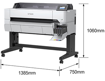 產品外觀尺寸 - Epson SureColore T5485D 產品規格