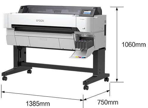 產品外觀尺寸 - Epson SureColore T5485DM 產品規格