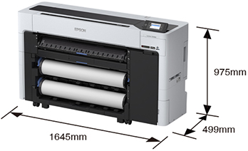 產品外觀尺寸 - Epson SureColor T5780DM產品規格