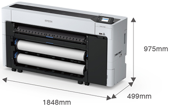 產品外觀尺寸 - Epson SureColor T7780D產品規格
