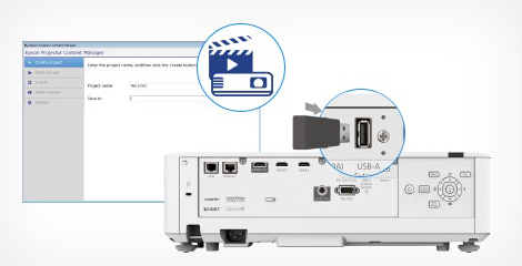 Epson Projector Content Management - Epson CB-L570U產品功能