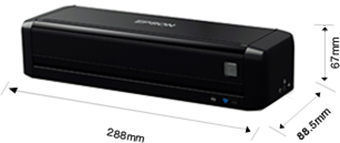 產品外觀尺寸 - Epson DS-360W產品規格