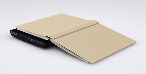 可拆卸的掃描蓋板，掃描書籍很方便 - Epson V39II產品功能
