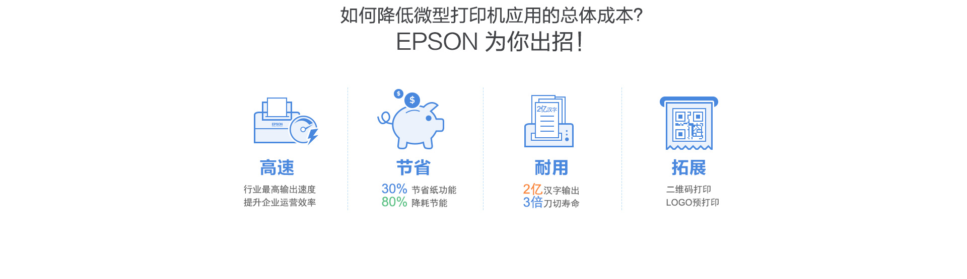 如何降低微型打印機應用的總體成本？ EPSON 為你出招！