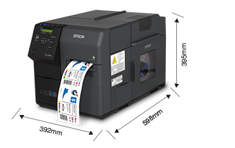 產品外觀尺寸 - Epson TM-C7520G產品規格