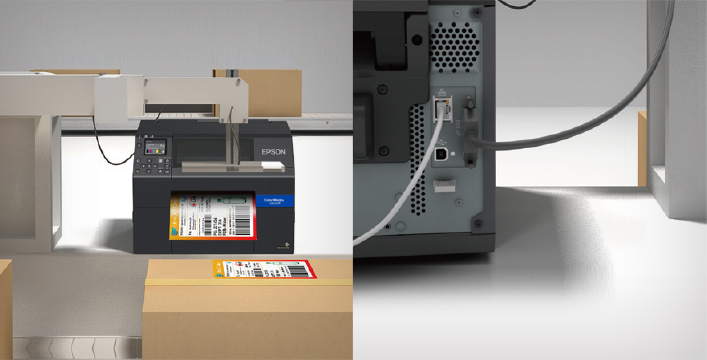 創新剝離器設計：靈活適用於自動化流水線作業 - Epson CW-C6030P產品功能