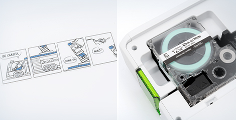 外觀細節 - Epson LW-C410產品功能