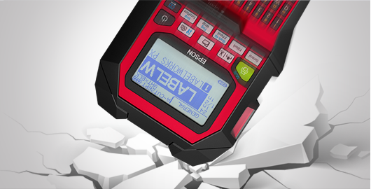 堅固機身 安全防撞擊 - Epson LW-Z900產品功能