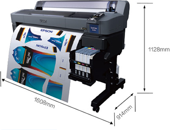 產品外觀尺寸 - Epson SureColor F6380產品規格
