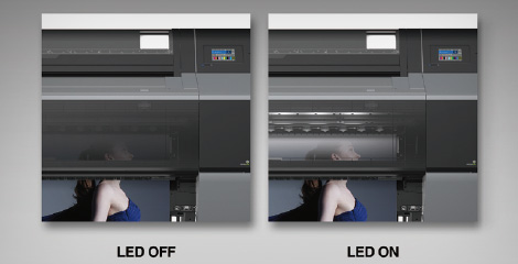 內置LED燈帶 - Epson SureColor P7580產品功能