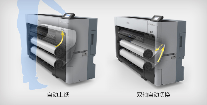雙卷軸 - Epson SC-P8580D產品功能