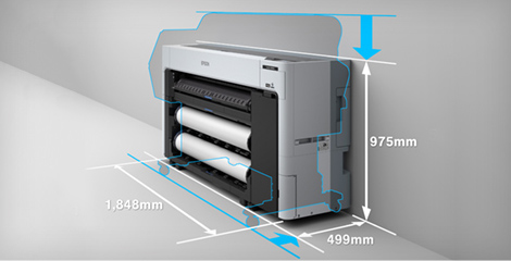 靈活緊湊，省空間、不占地 - Epson SC-P8580D產品功能