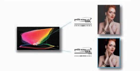 活的色彩GS3 RED溶劑墨水 - Epson SureColor S80680產品功能