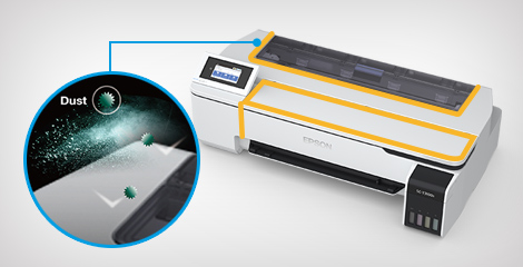 防塵裝置保障穩定性 - Epson SureColor T3180X產品功能