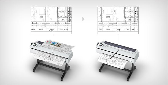 愛普生自主品牌內置掃描儀，高質量掃描、複印 - Epson SC-T3180M產品功能