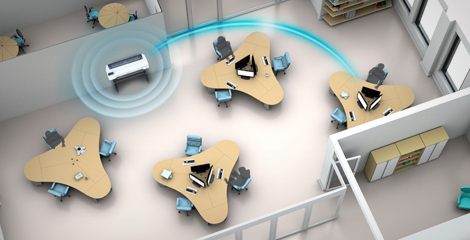 擺脫束縛，無線辦公 - Epson SC-T5180M產品功能