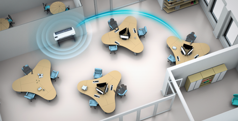 AirPrint 功能 - Epson SureColor T5480M產品功能