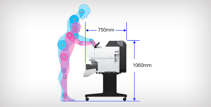 緊湊式設計 - Epson SureColor T5485DM產品功能
