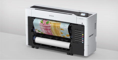 上紙軸可用作收紙使用 - Epson T5680D產品功能