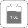 1.6升大容量墨袋