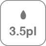 本機最小墨滴3.5微微升