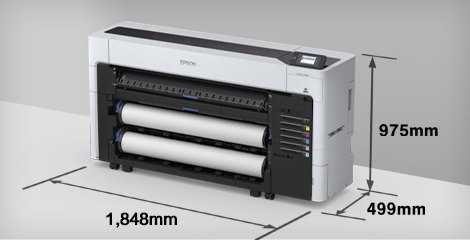 靈活緊湊，省空間、不占地 - Epson T7680D產品功能