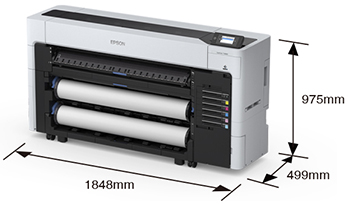 產品外觀尺寸 - Epson SureColor T7680D產品規格