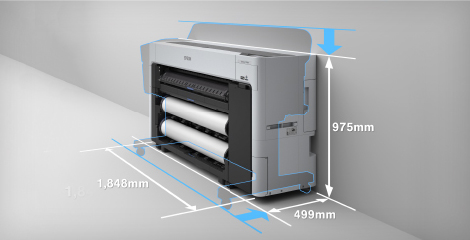 靈活緊湊，省空間、不占地 - Epson SC-T7780D產品功能