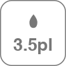 本機最小墨滴3.5微微升