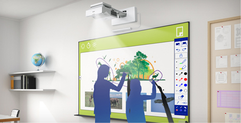 2點互動筆精準觸控 - Epson CB-770Fi產品功能