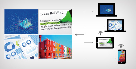 網絡四畫麵投影功能 - Epson CB-L210SF產品功能