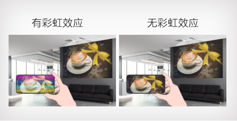 無彩虹現象和色階斷層 - Epson CB-L250F產品功能