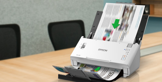 高速饋紙，提升效率 - Epson DS-410產品功能
