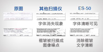 優化圖像處理功能 - Epson ES-50產品功能