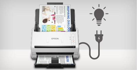 “智能”來電自啟功能 - Epson DS-530II產品功能