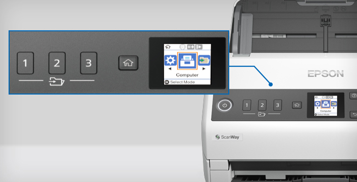 簡易麵板 操作便捷 - Epson DS-730N產品功能