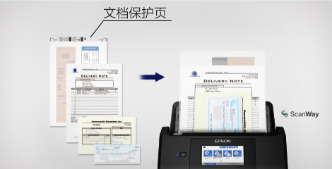 自動識別文檔尺寸 - Epson ES-580W產品功能