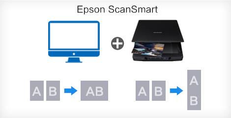 大幅麵文稿輕鬆實現拚接 - Epson V19II產品功能