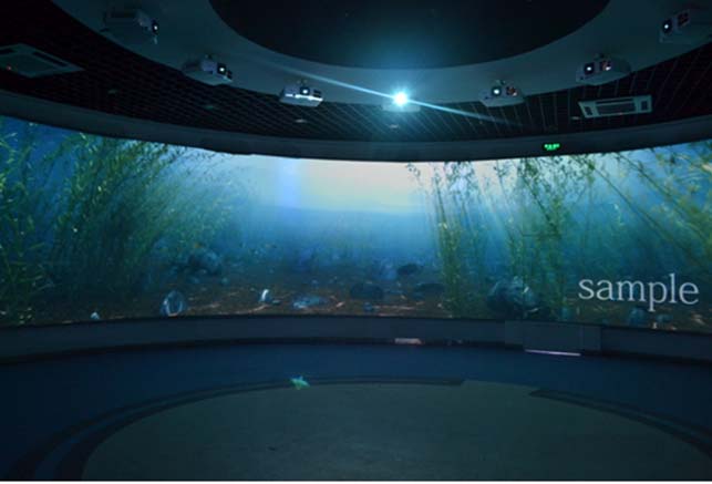 360度完美展--洪澤湖濕地植物館環幕解決方案淺析